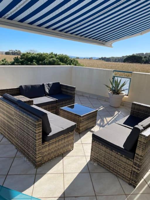 Domaine D'Azur - Renovated 1Br With Terrace Pool & Garage Apartman Le Lavandou Kültér fotó